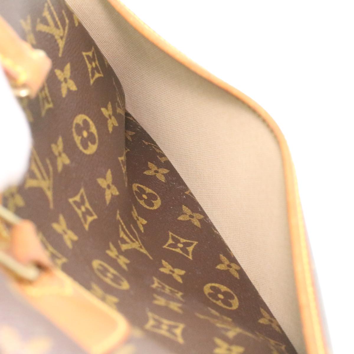 LOUIS VUITTON Monogram Deauville Hand Bag M47270 LV Auth 34261