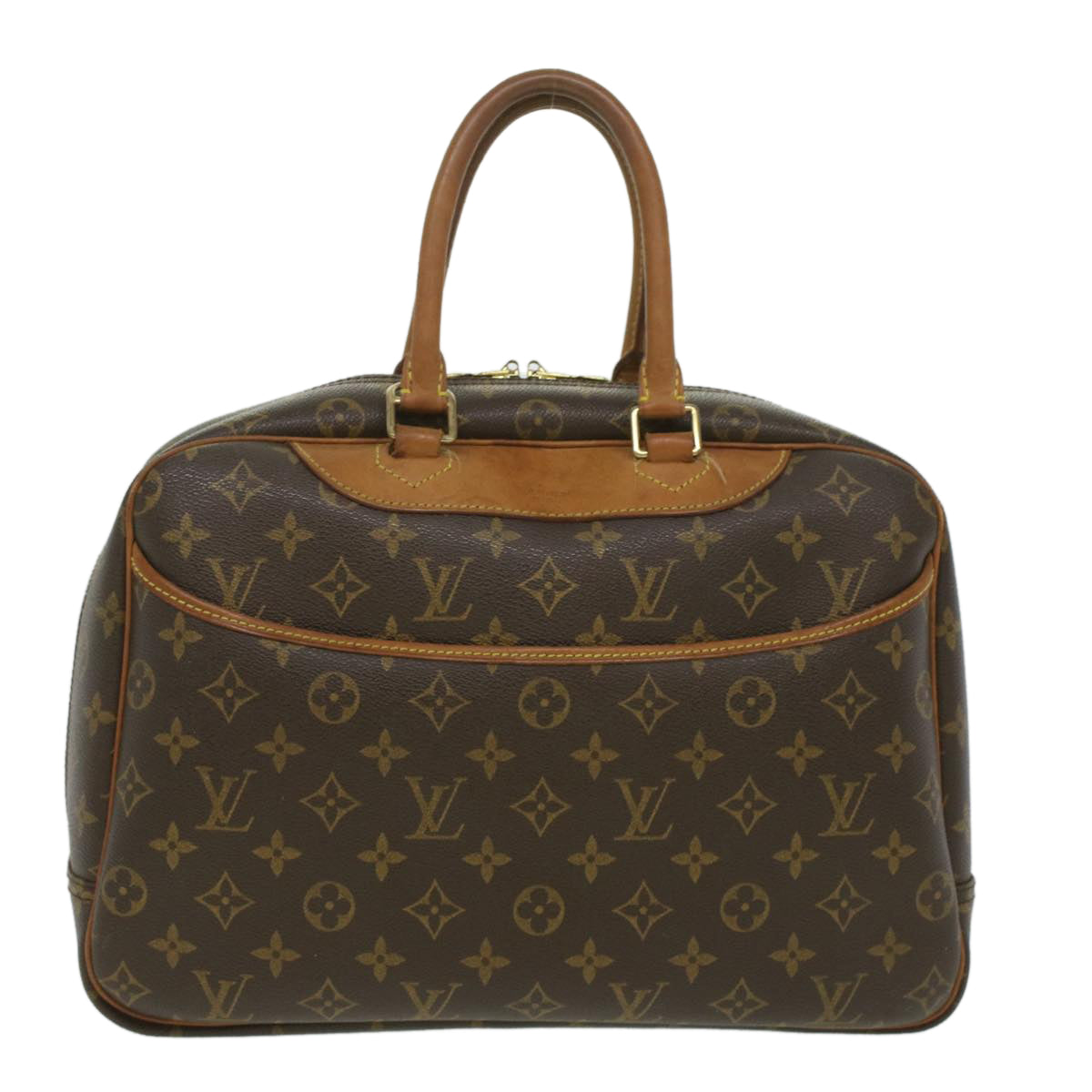 LOUIS VUITTON Monogram Deauville Hand Bag M47270 LV Auth 34261