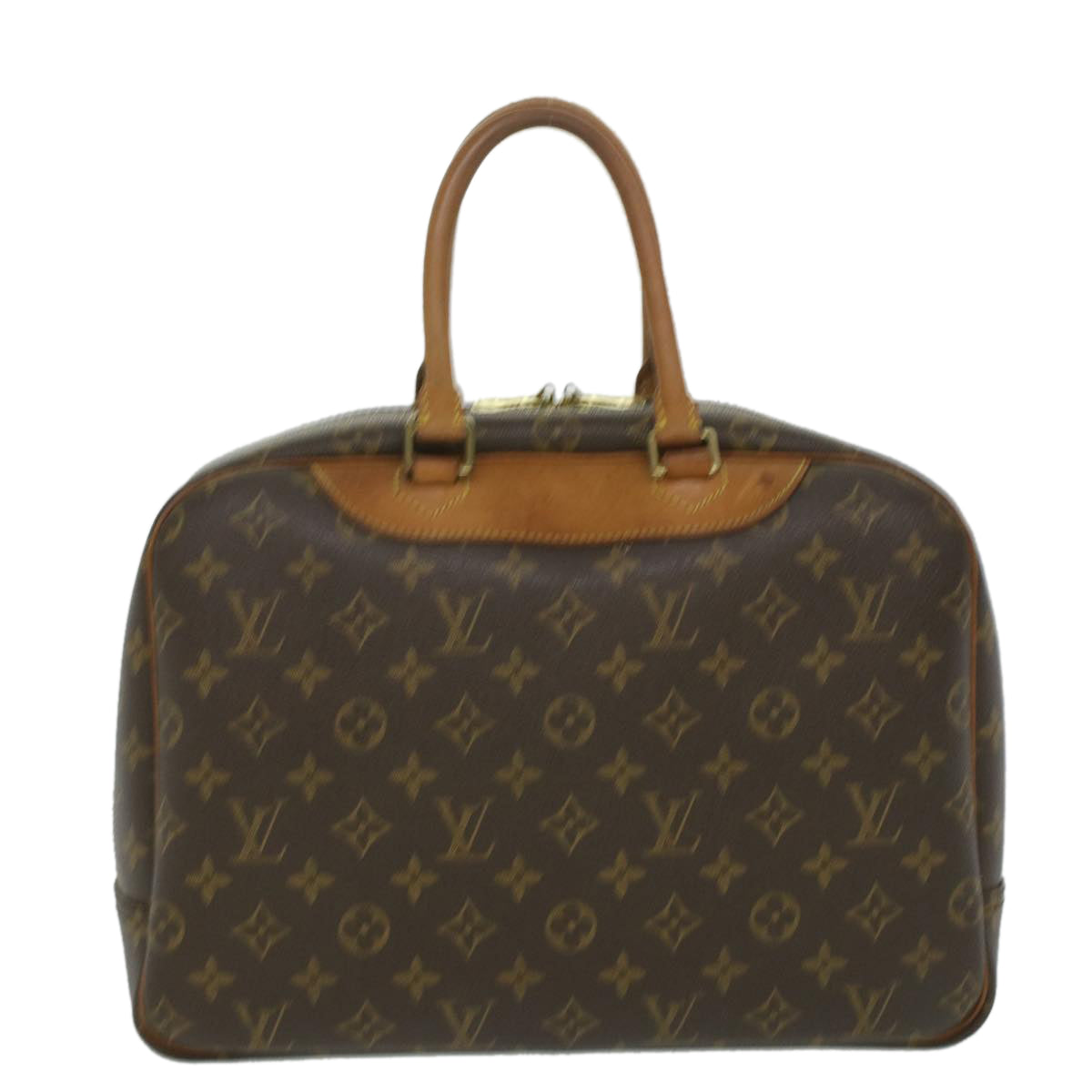 LOUIS VUITTON Monogram Deauville Hand Bag M47270 LV Auth 34261