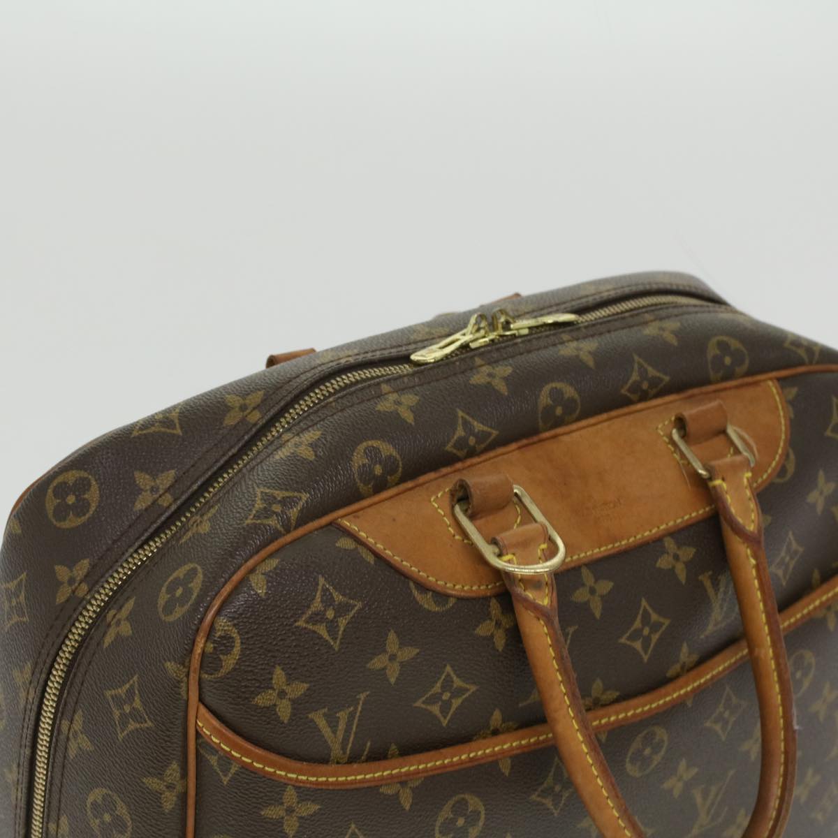 LOUIS VUITTON Monogram Deauville Hand Bag M47270 LV Auth 34261