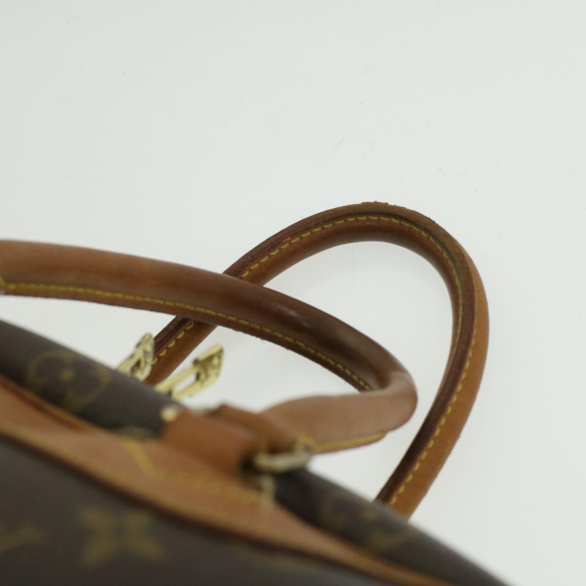 LOUIS VUITTON Monogram Deauville Hand Bag M47270 LV Auth 34261