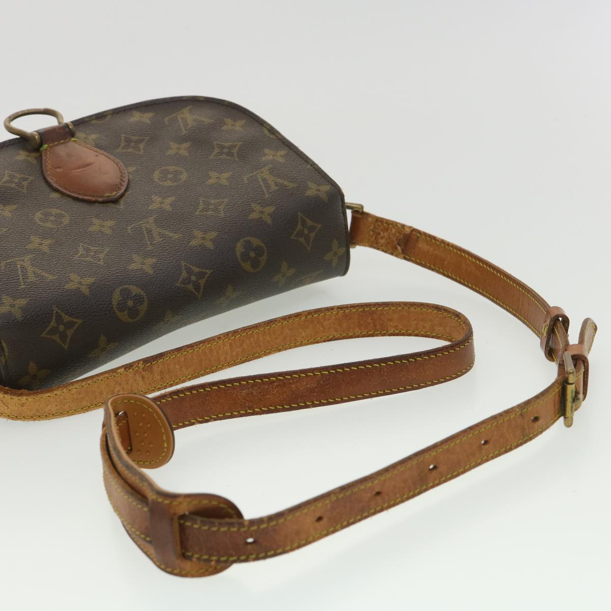 LOUIS VUITTON Monogram Saint Cloud GM Shoulder Bag M51242 LV Auth 34263