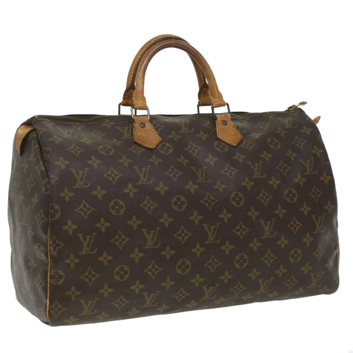 LOUIS VUITTON Monogram Speedy 40 Hand Bag M41522 LV Auth 34276