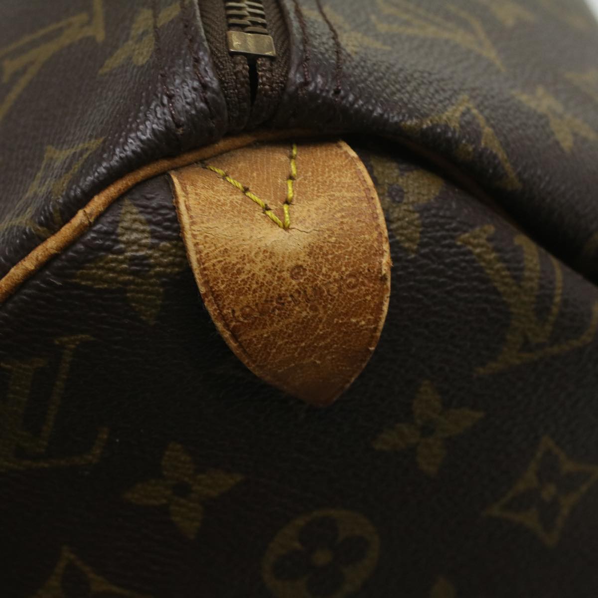 LOUIS VUITTON Monogram Speedy 40 Hand Bag M41522 LV Auth 34276