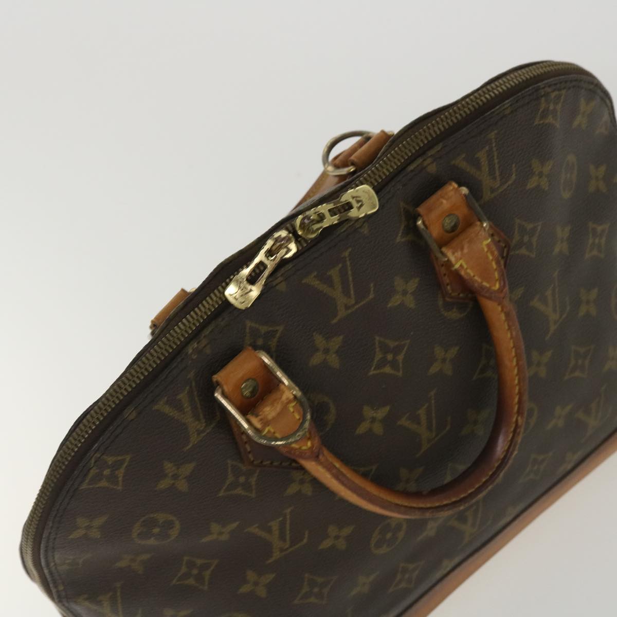 LOUIS VUITTON Monogram Alma Hand Bag M51130 LV Auth 34285