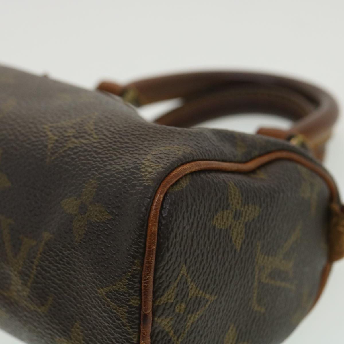 LOUIS VUITTON Monogram Mini Speedy Hand Bag M41534 LV Auth 34286