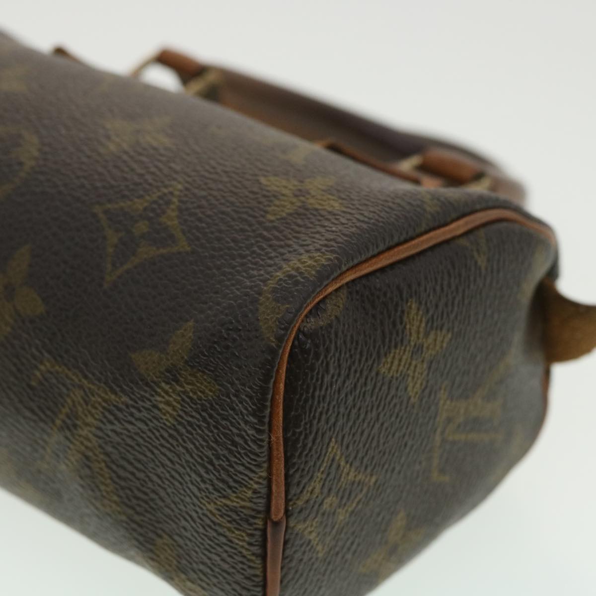 LOUIS VUITTON Monogram Mini Speedy Hand Bag M41534 LV Auth 34286