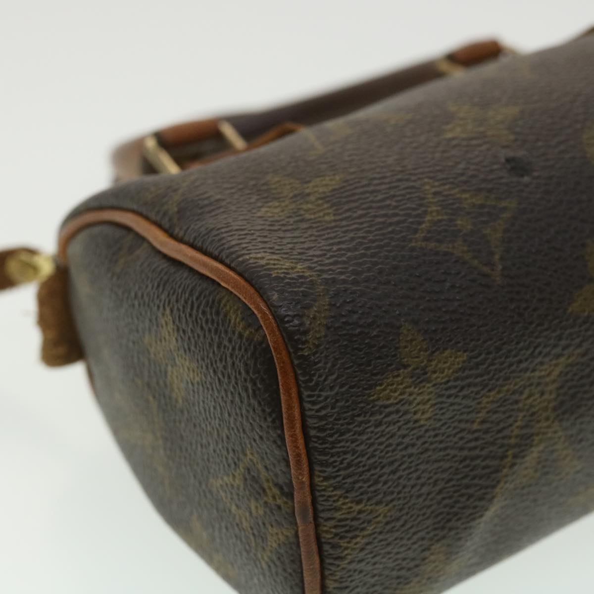 LOUIS VUITTON Monogram Mini Speedy Hand Bag M41534 LV Auth 34286