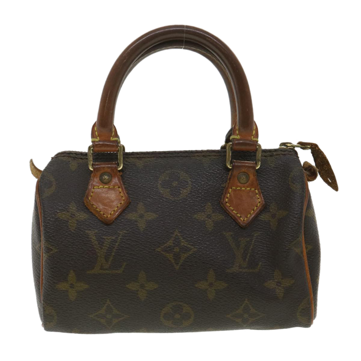 LOUIS VUITTON Monogram Mini Speedy Hand Bag M41534 LV Auth 34286