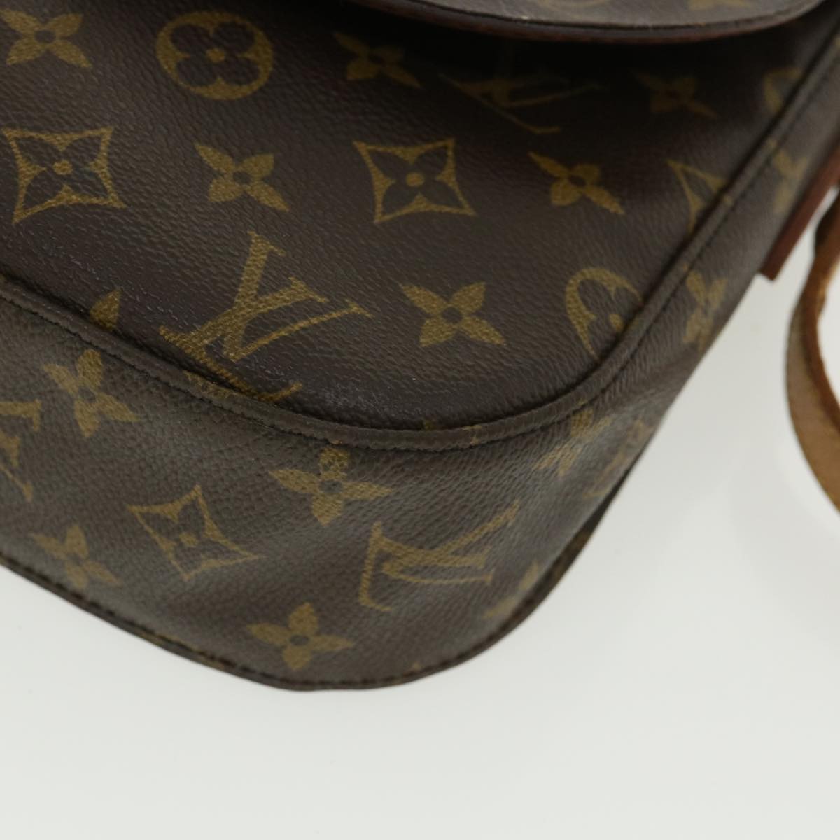 LOUIS VUITTON Monogram Saint Cloud GM Shoulder Bag M51242 LV Auth 34352