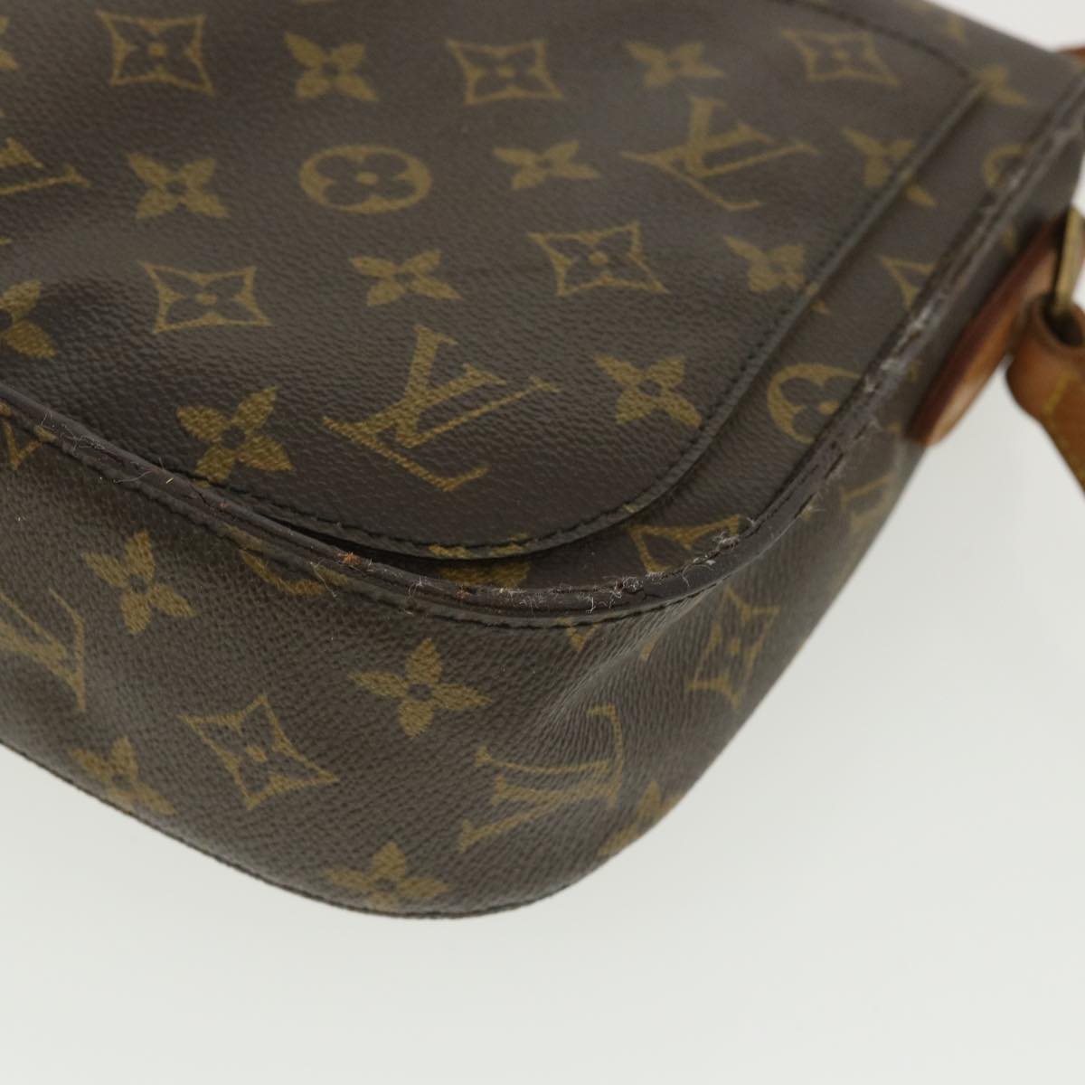 LOUIS VUITTON Monogram Saint Cloud GM Shoulder Bag M51242 LV Auth 34352