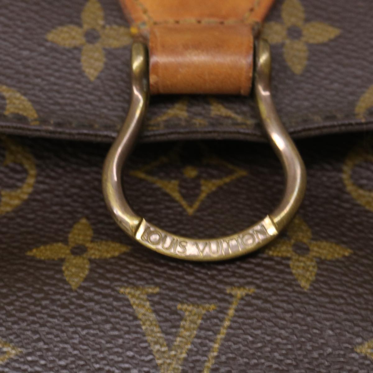 LOUIS VUITTON Monogram Saint Cloud GM Shoulder Bag M51242 LV Auth 34352