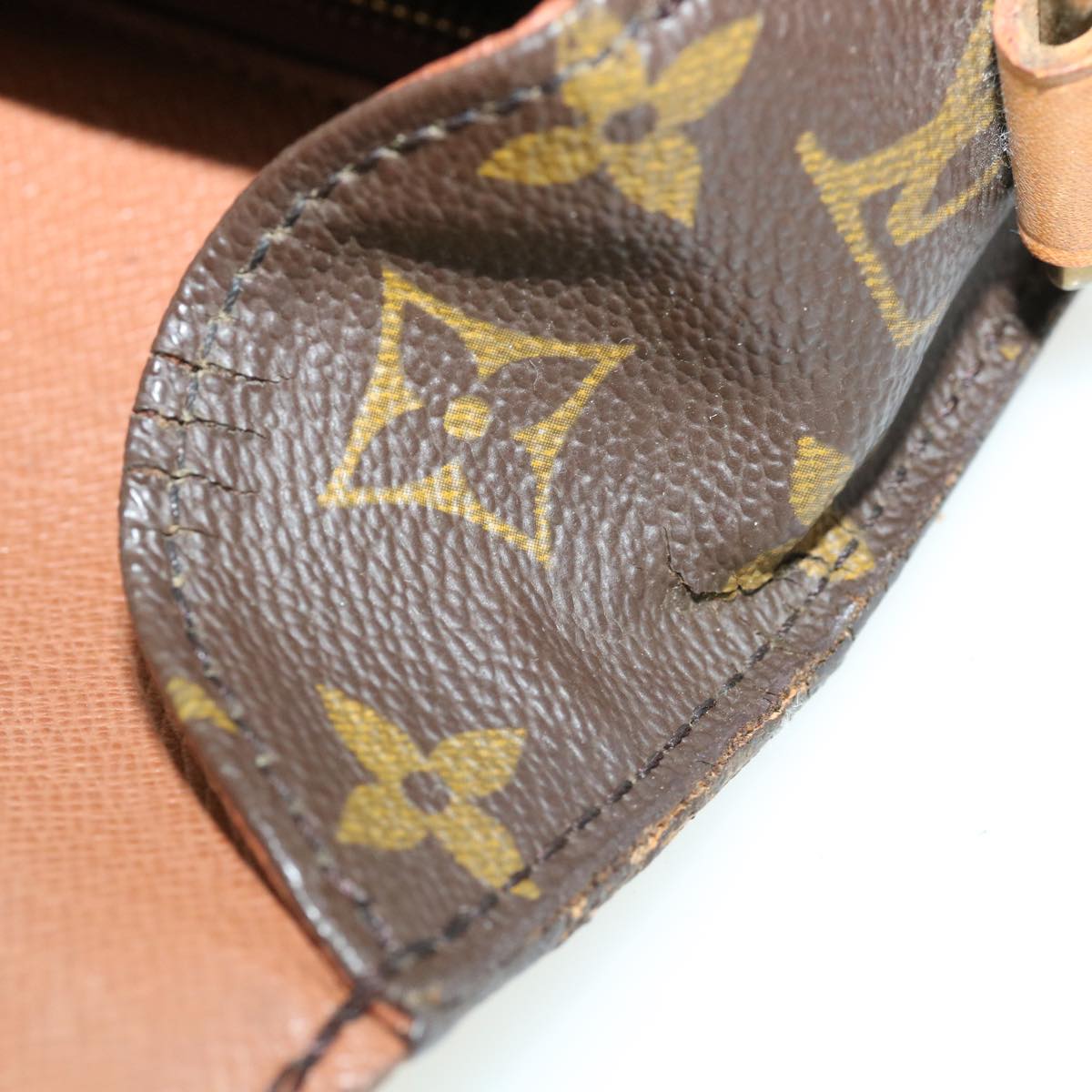 LOUIS VUITTON Monogram Saint Cloud GM Shoulder Bag M51242 LV Auth 34352