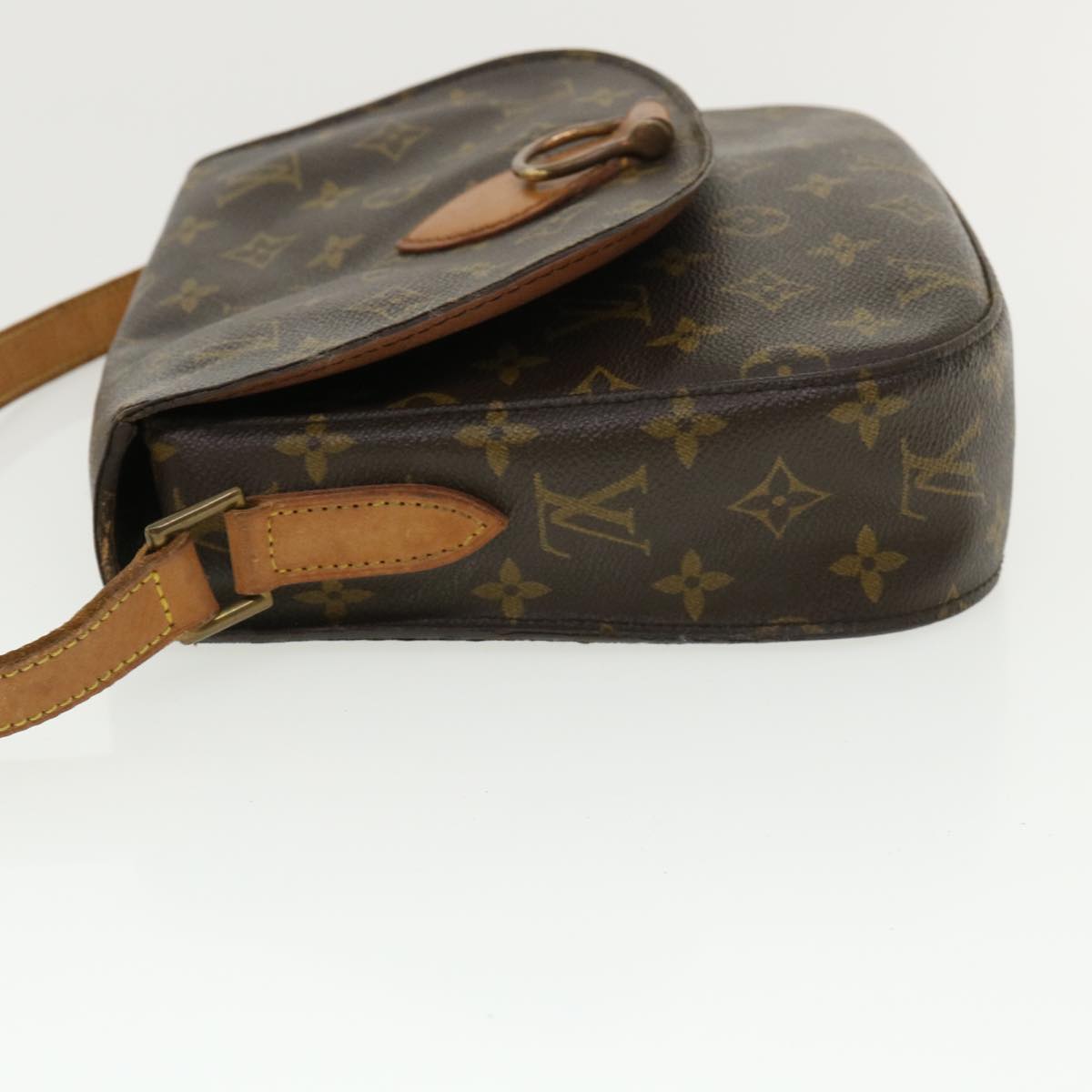 LOUIS VUITTON Monogram Saint Cloud GM Shoulder Bag M51242 LV Auth 34352