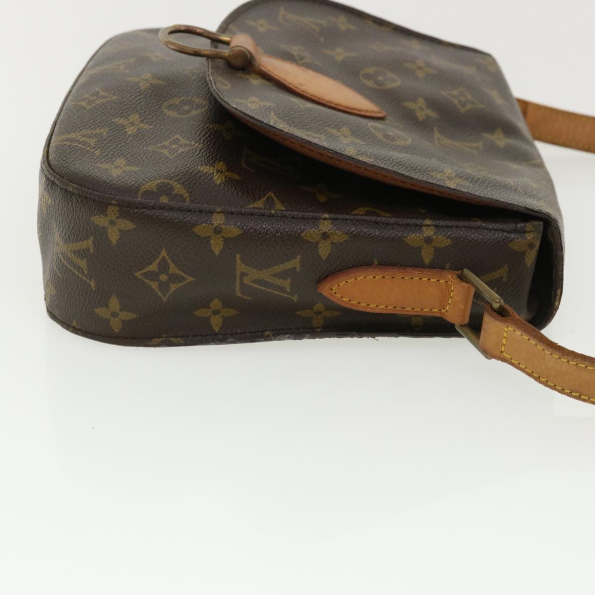 LOUIS VUITTON Monogram Saint Cloud GM Shoulder Bag M51242 LV Auth 34352