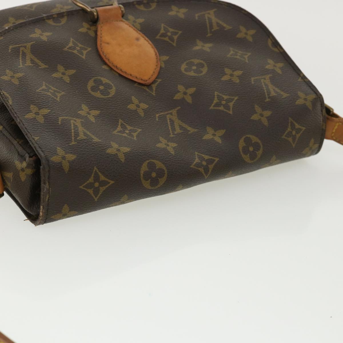 LOUIS VUITTON Monogram Saint Cloud GM Shoulder Bag M51242 LV Auth 34352