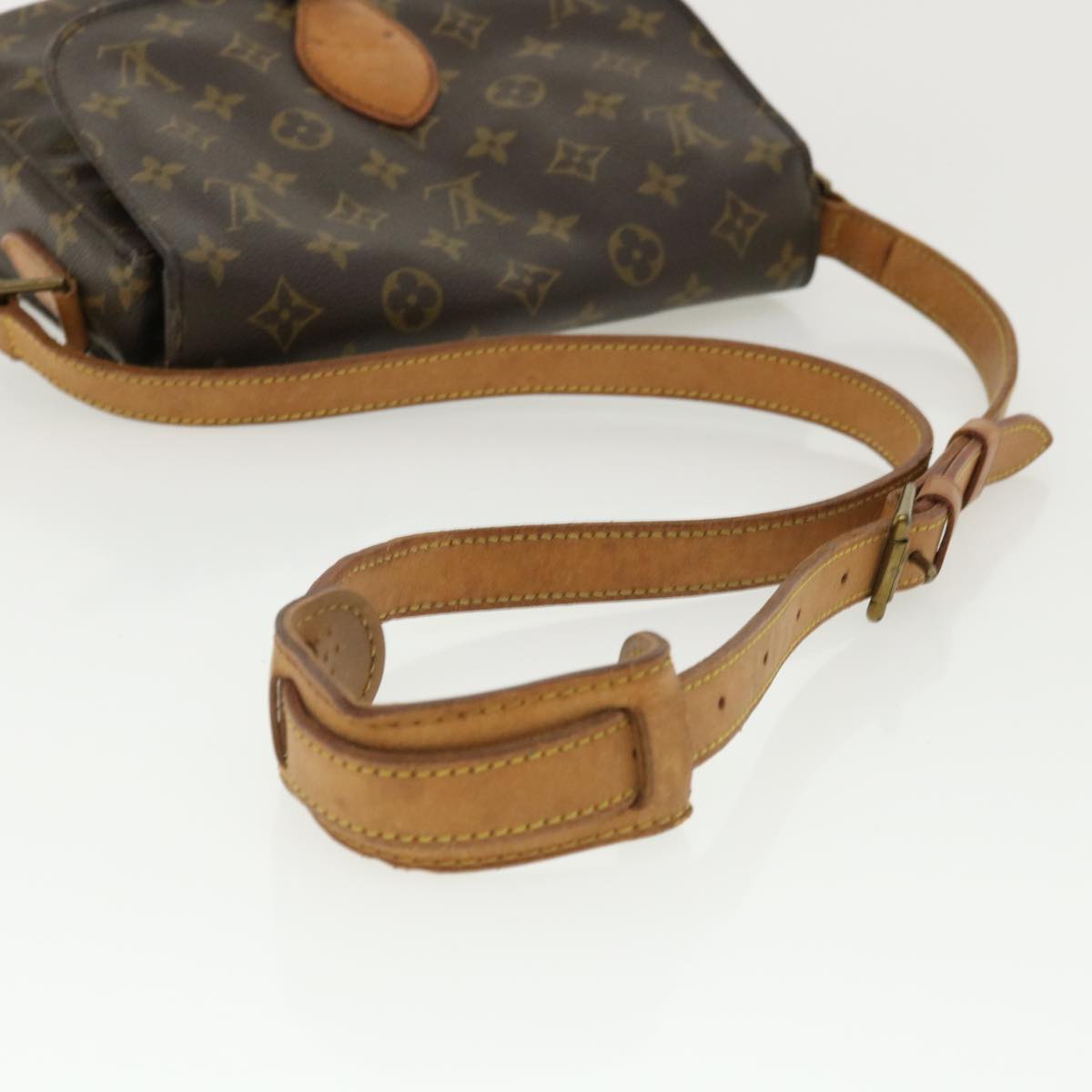 LOUIS VUITTON Monogram Saint Cloud GM Shoulder Bag M51242 LV Auth 34352