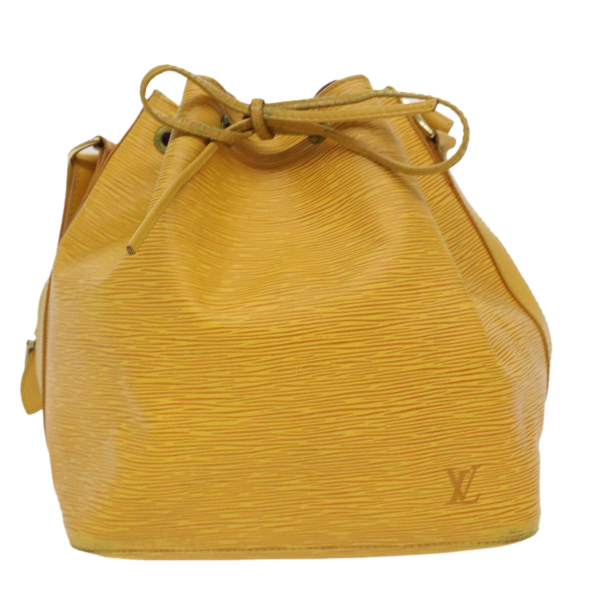 LOUIS VUITTON Epi Petit Noe Shoulder Bag Tassili Yellow M44109 LV Auth 34370