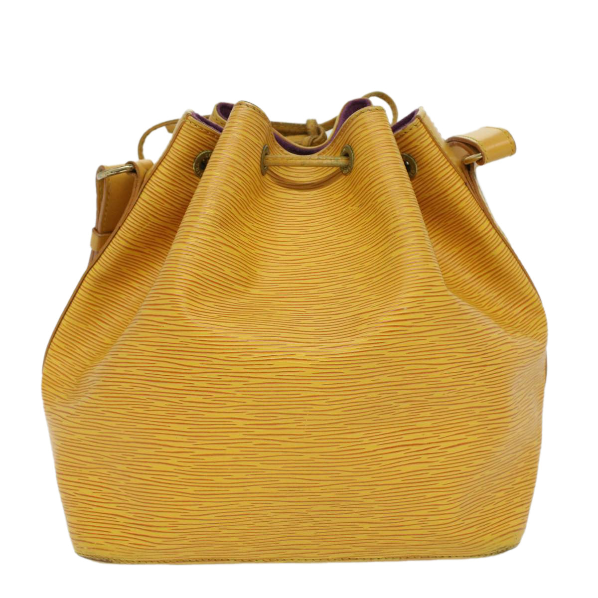 LOUIS VUITTON Epi Petit Noe Shoulder Bag Tassili Yellow M44109 LV Auth 34370 - 0