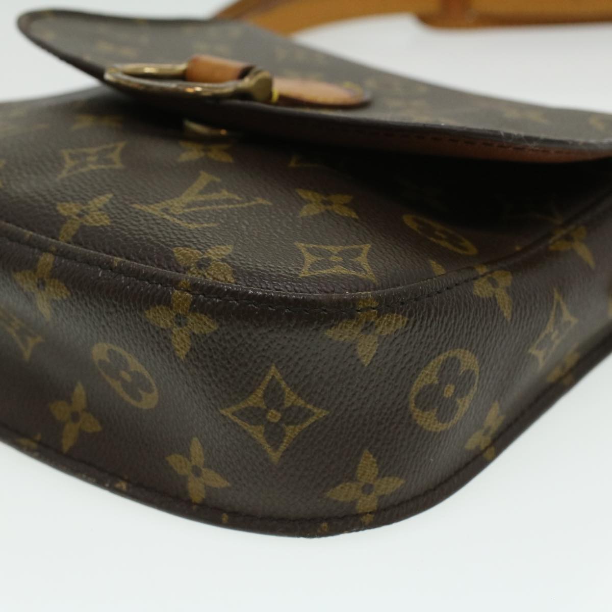 LOUIS VUITTON Monogram Saint Cloud MM Shoulder Bag M51243 LV Auth 34410