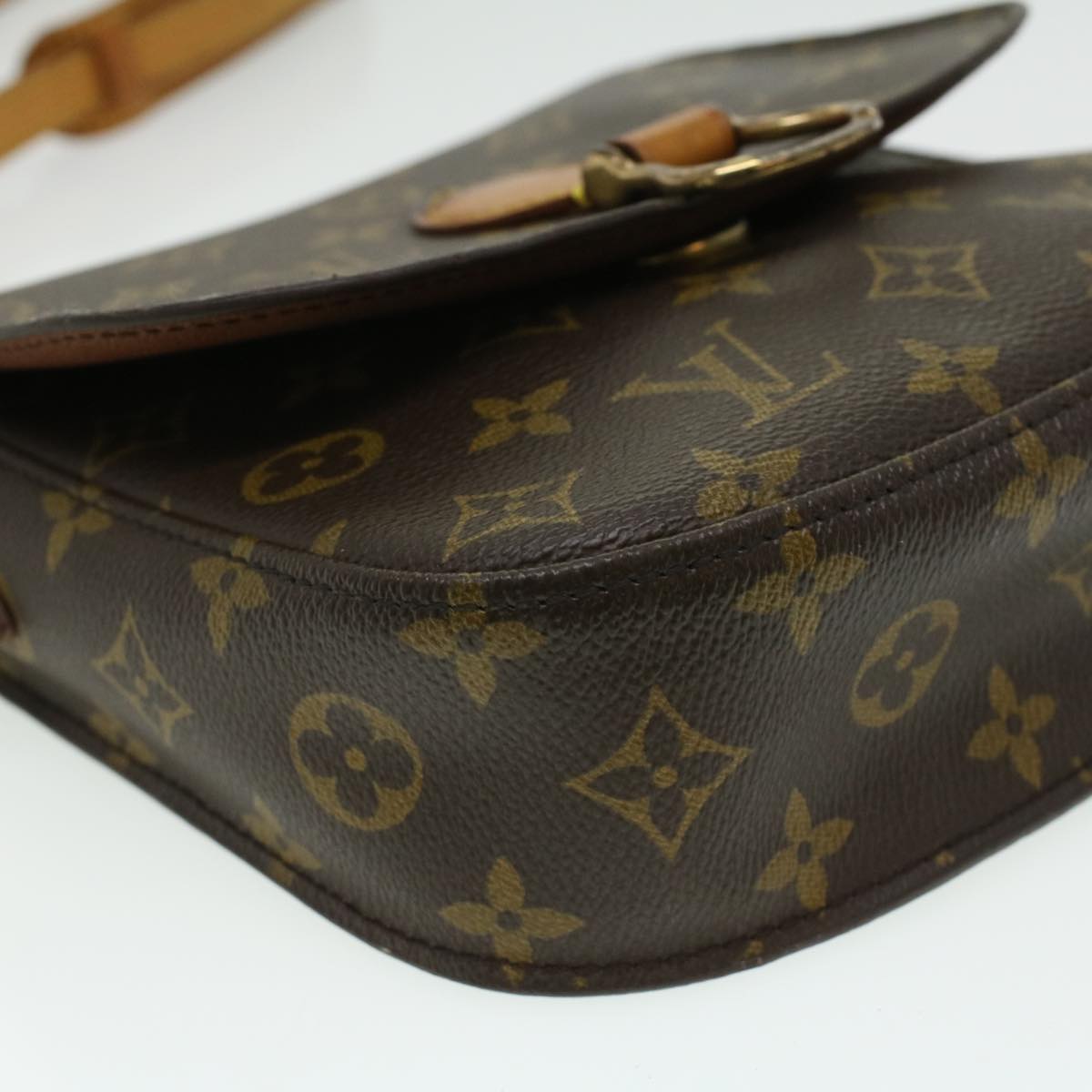 LOUIS VUITTON Monogram Saint Cloud MM Shoulder Bag M51243 LV Auth 34410