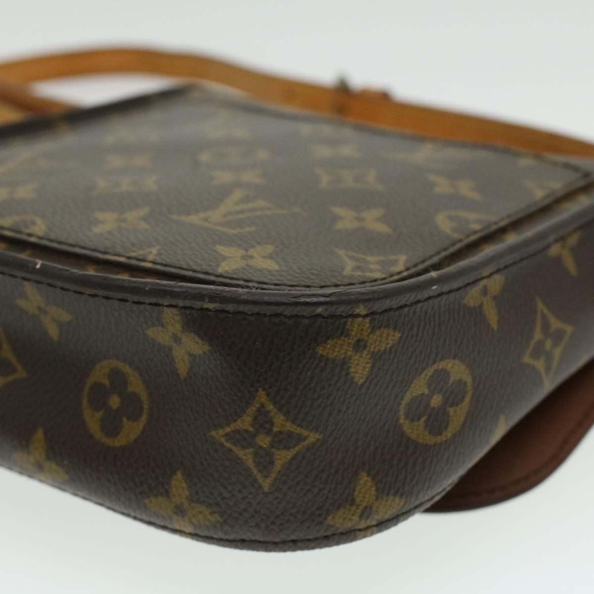 LOUIS VUITTON Monogram Saint Cloud MM Shoulder Bag M51243 LV Auth 34410