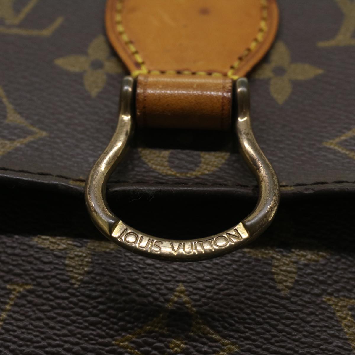 LOUIS VUITTON Monogram Saint Cloud MM Shoulder Bag M51243 LV Auth 34410