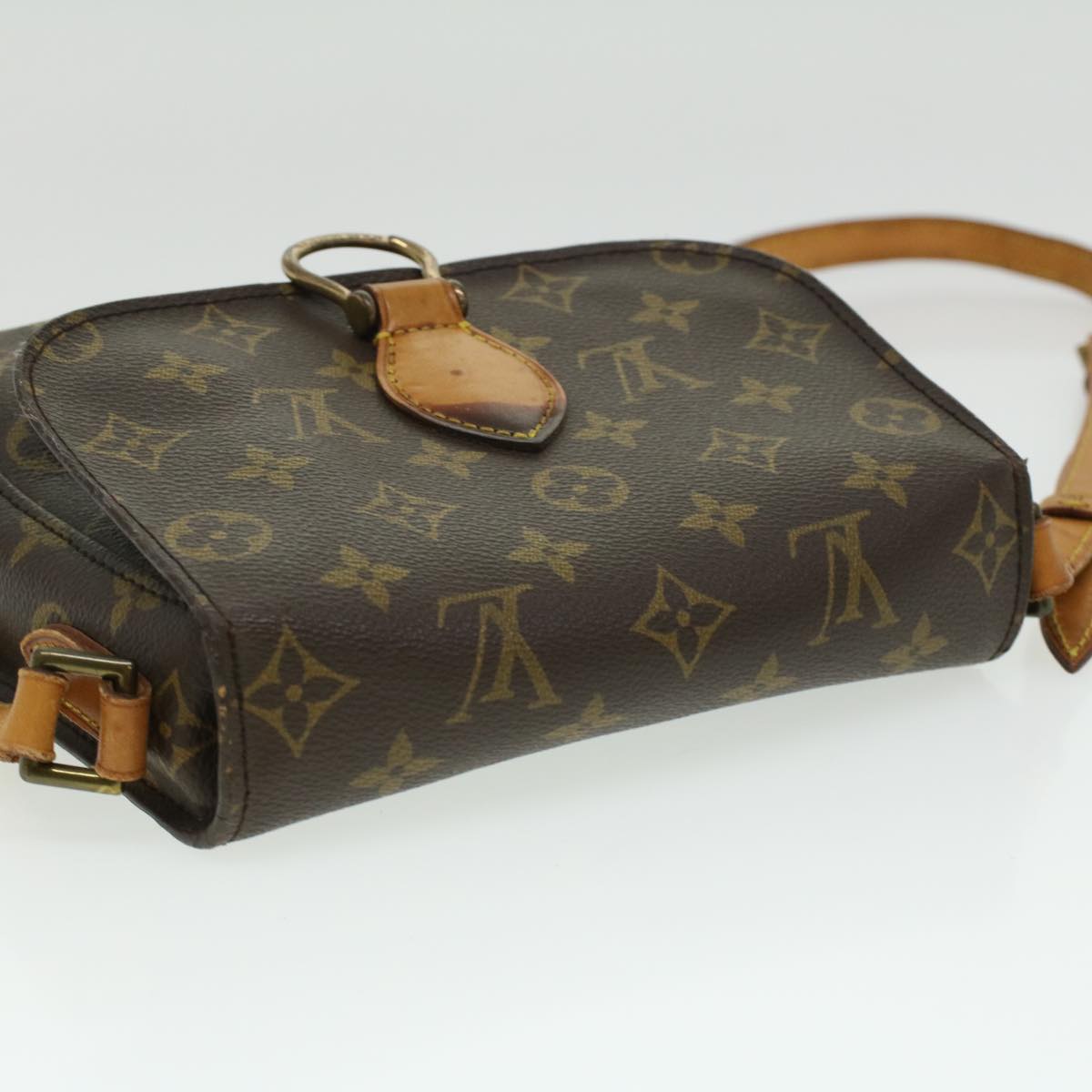 LOUIS VUITTON Monogram Saint Cloud MM Shoulder Bag M51243 LV Auth 34410