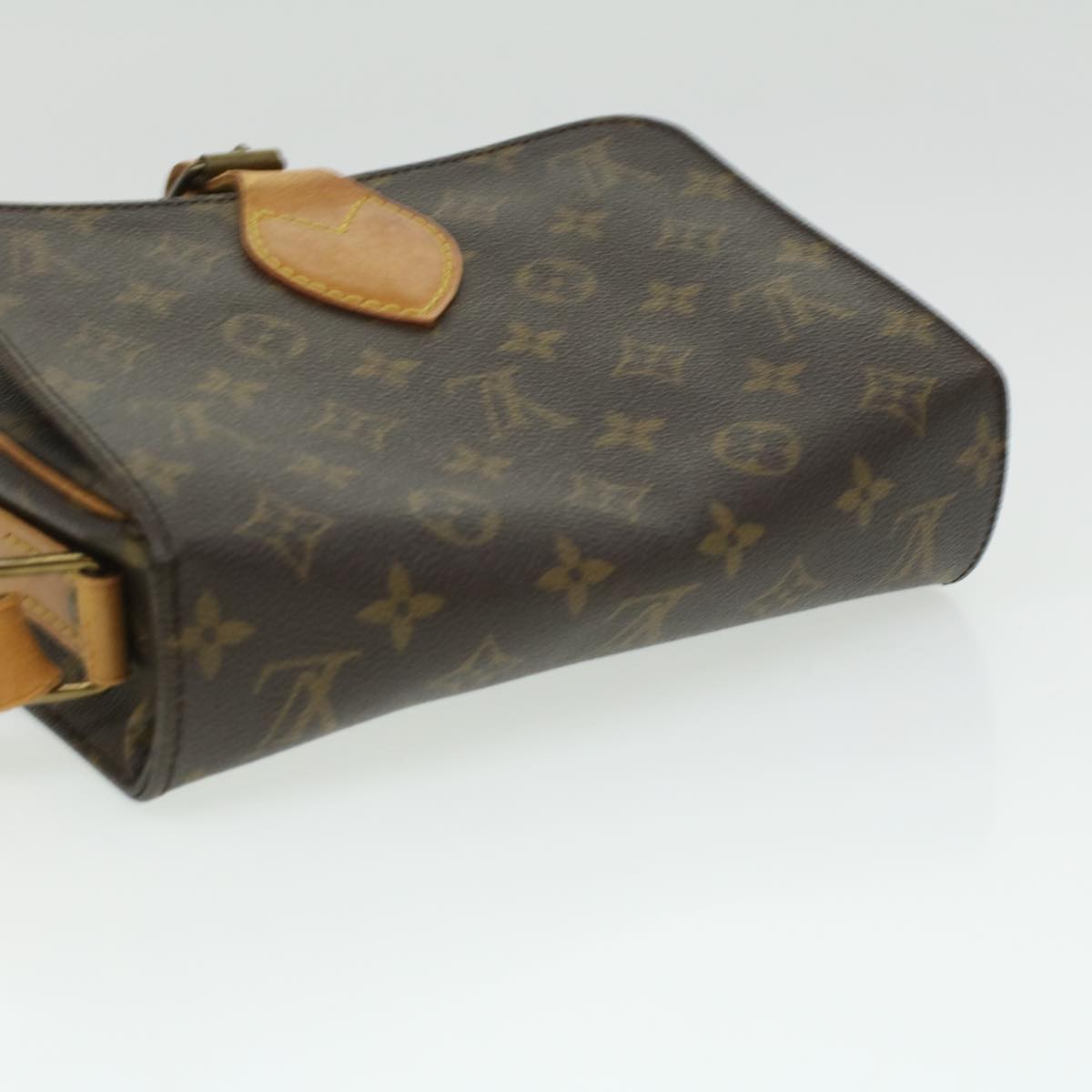 LOUIS VUITTON Monogram Cartouchiere MM Shoulder Bag M51253 LV Auth 34411