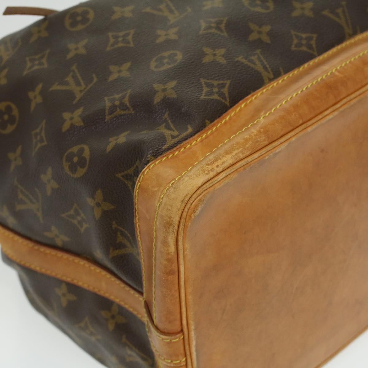 LOUIS VUITTON Monogram Noe Shoulder Bag M42224 LV Auth 34416