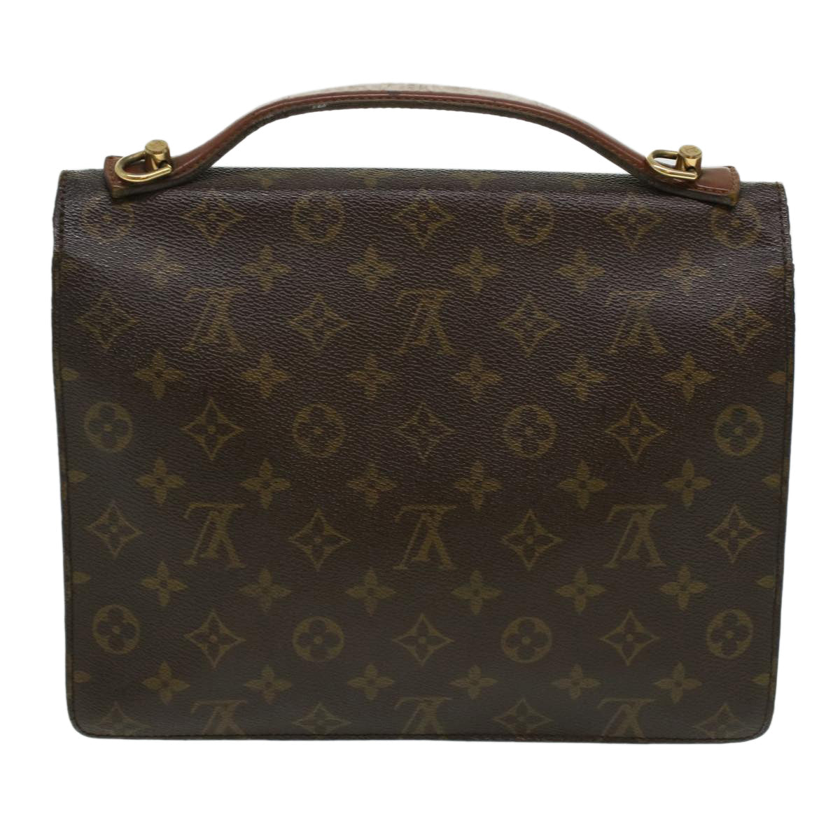 LOUIS VUITTON Monogram Monceau Hand Bag M51185 LV Auth 34417