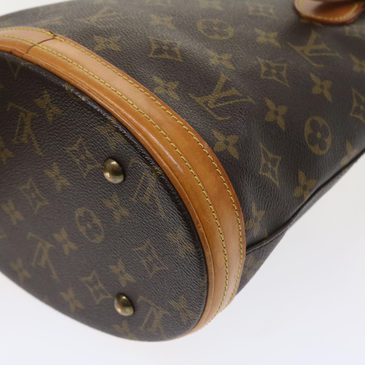 LOUIS VUITTON Monogram Bucket PM Shoulder Bag M42238 LV Auth 34421