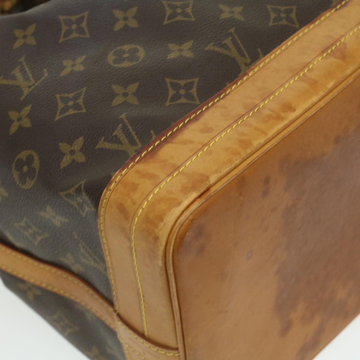 LOUIS VUITTON Monogram Noe Shoulder Bag M42224 LV Auth 34550