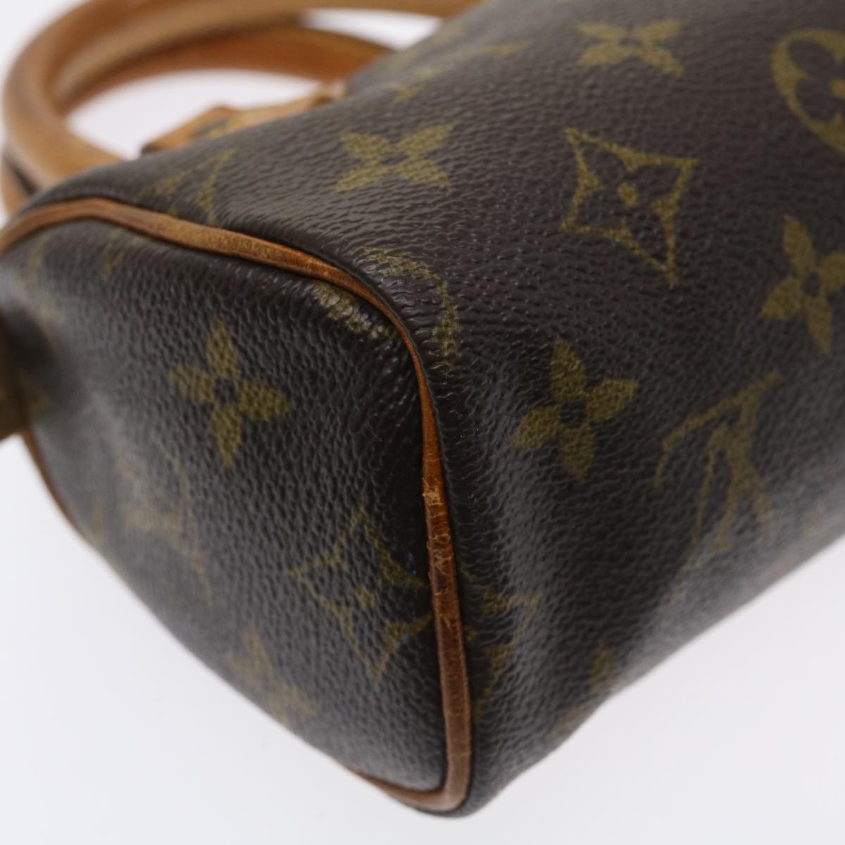 LOUIS VUITTON Monogram Mini Speedy Hand Bag 2way M41534 LV Auth 34551