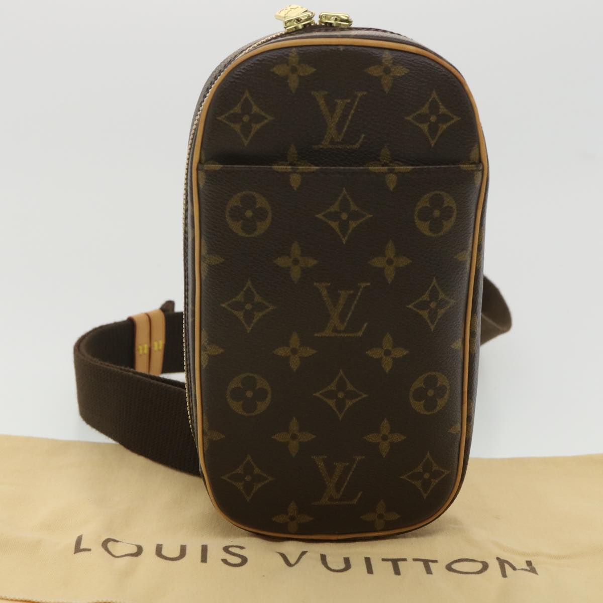 LOUIS VUITTON Monogram Pochette Gange Shoulder Bag M51870 LV Auth 34573