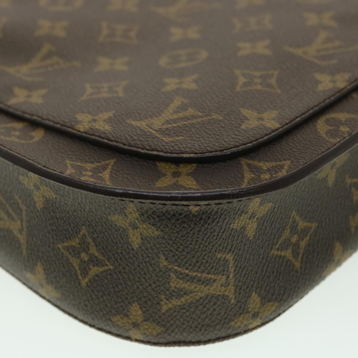 LOUIS VUITTON Monogram Saint Cloud GM Shoulder Bag M51242 LV Auth 34586