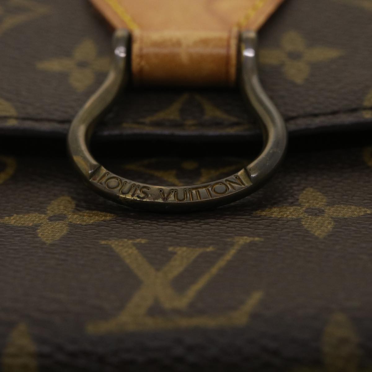 LOUIS VUITTON Monogram Saint Cloud GM Shoulder Bag M51242 LV Auth 34586