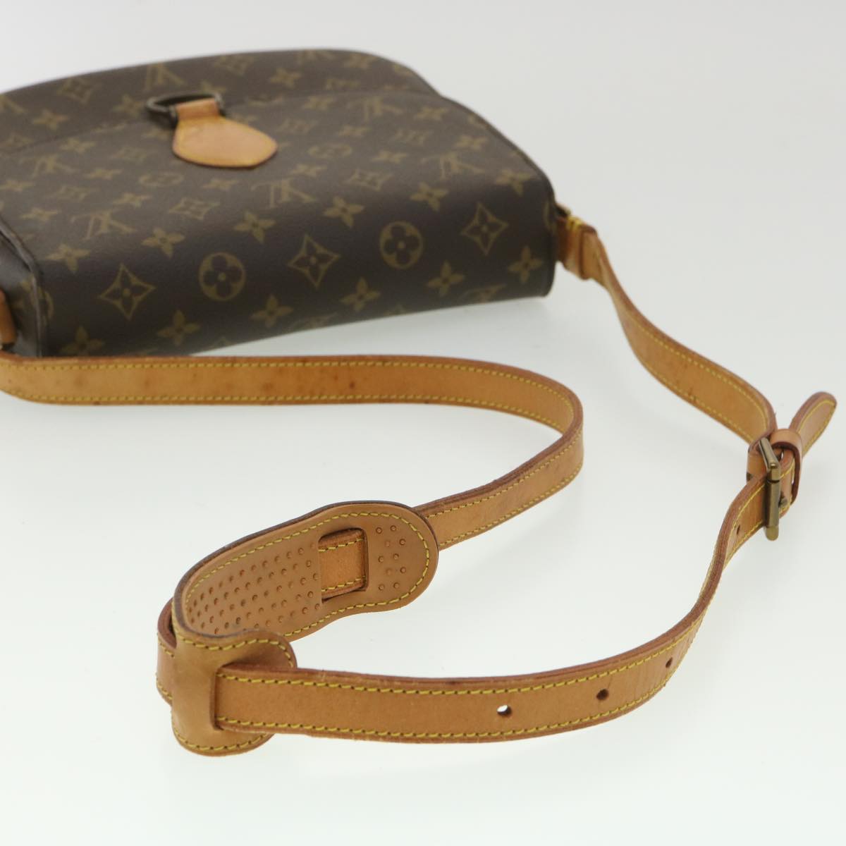 LOUIS VUITTON Monogram Saint Cloud GM Shoulder Bag M51242 LV Auth 34586