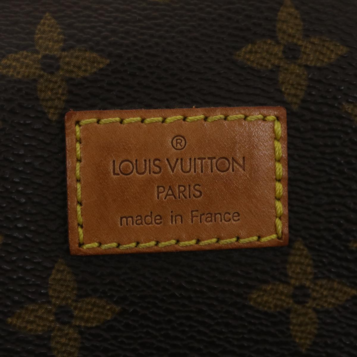 LOUIS VUITTON Monogram Saumur 35 Shoulder Bag M42254 LV Auth 34588
