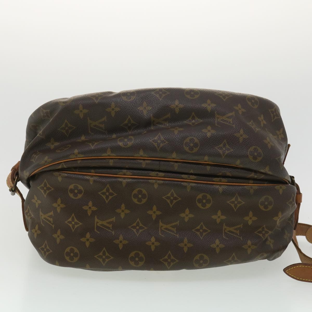 LOUIS VUITTON Monogram Saumur 35 Shoulder Bag M42254 LV Auth 34593