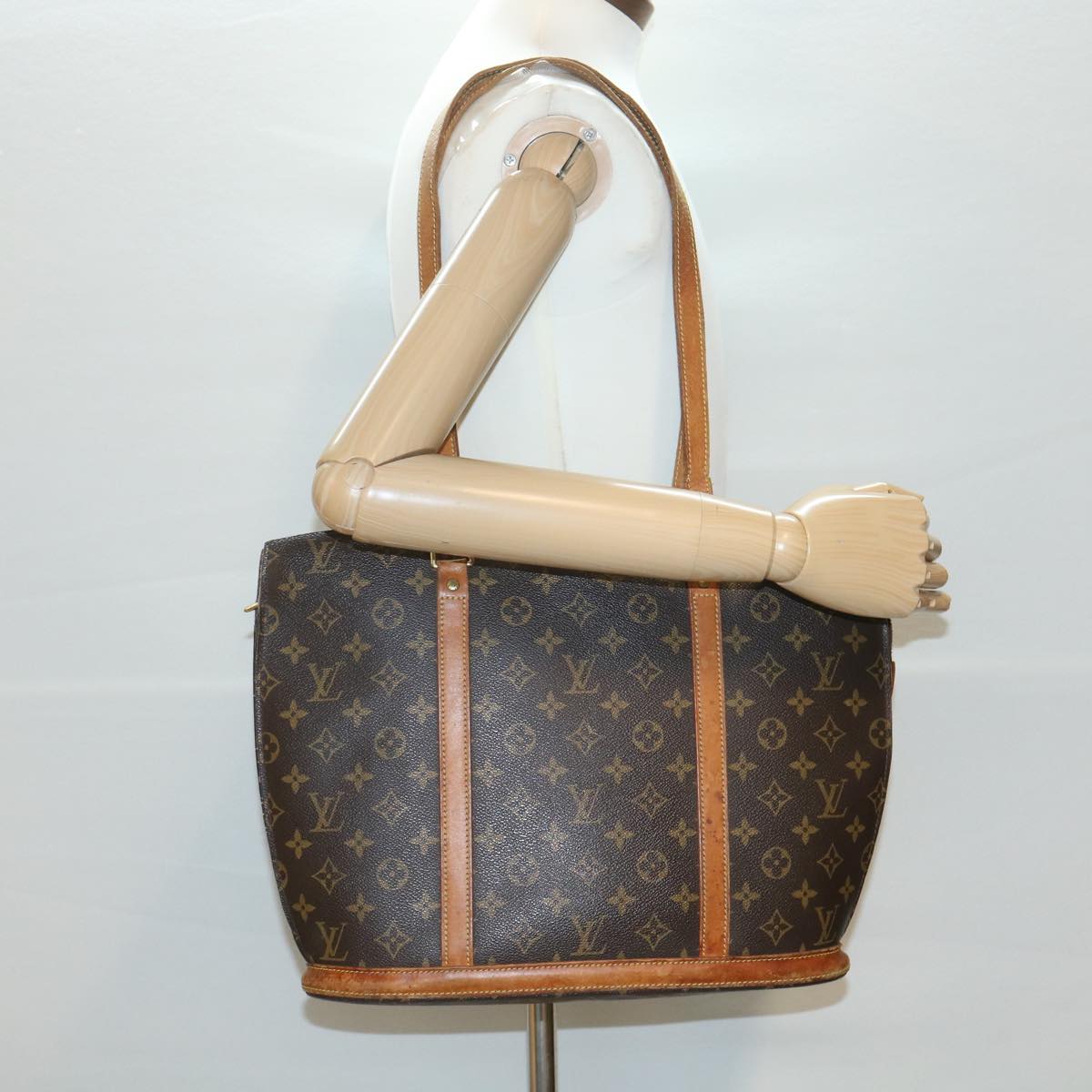 LOUIS VUITTON Monogram Babylone Tote Bag M51102 LV Auth 34603