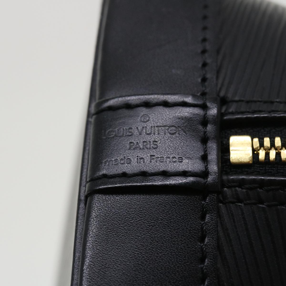 LOUIS VUITTON Epi Alma Hand Bag Black M52142 LV Auth 34605