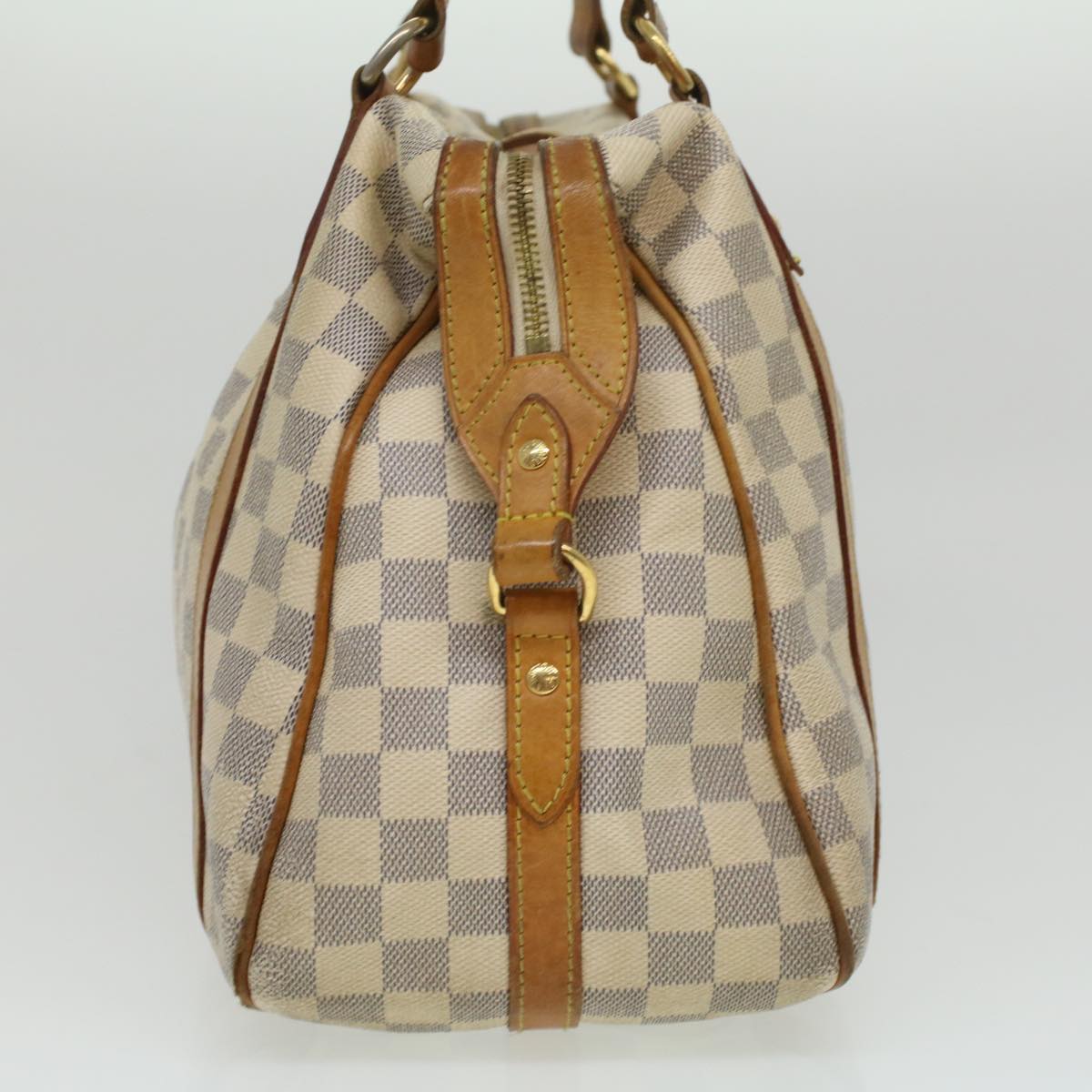 LOUIS VUITTON Damier Azur Stresa GM Tote Bag N42221 LV Auth 34610