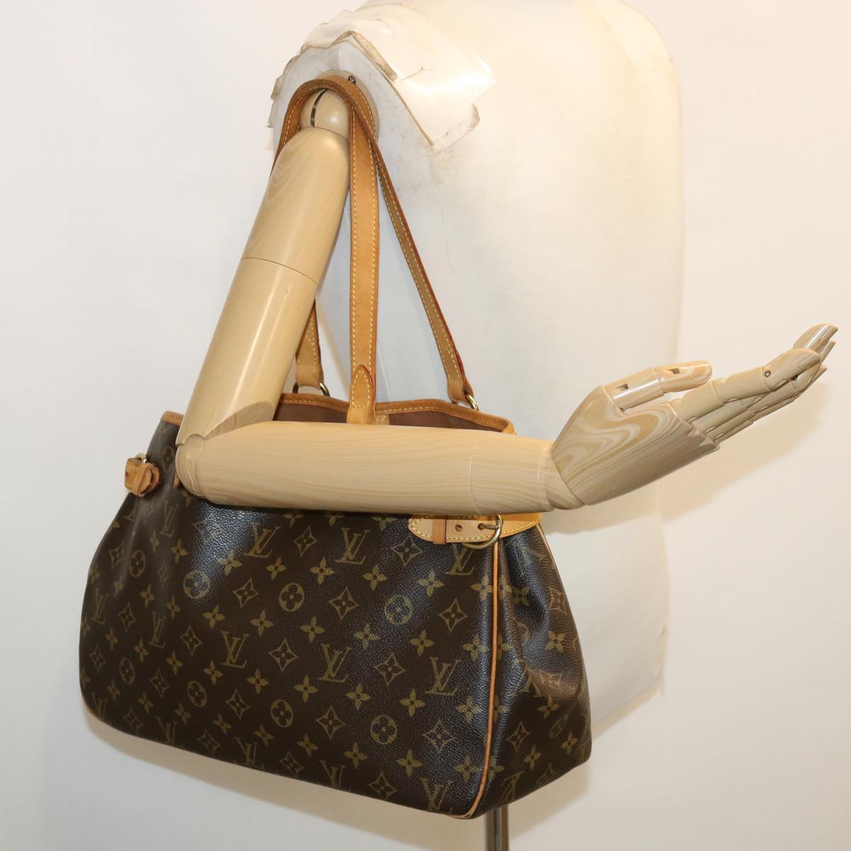 LOUIS VUITTON Monogram Batignolles Horizontal Tote Bag M51154 LV Auth 34618