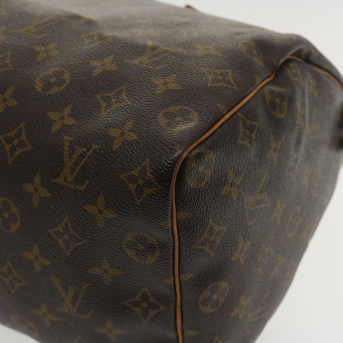 LOUIS VUITTON Monogram Speedy 35 Hand Bag M41524 LV Auth 34632