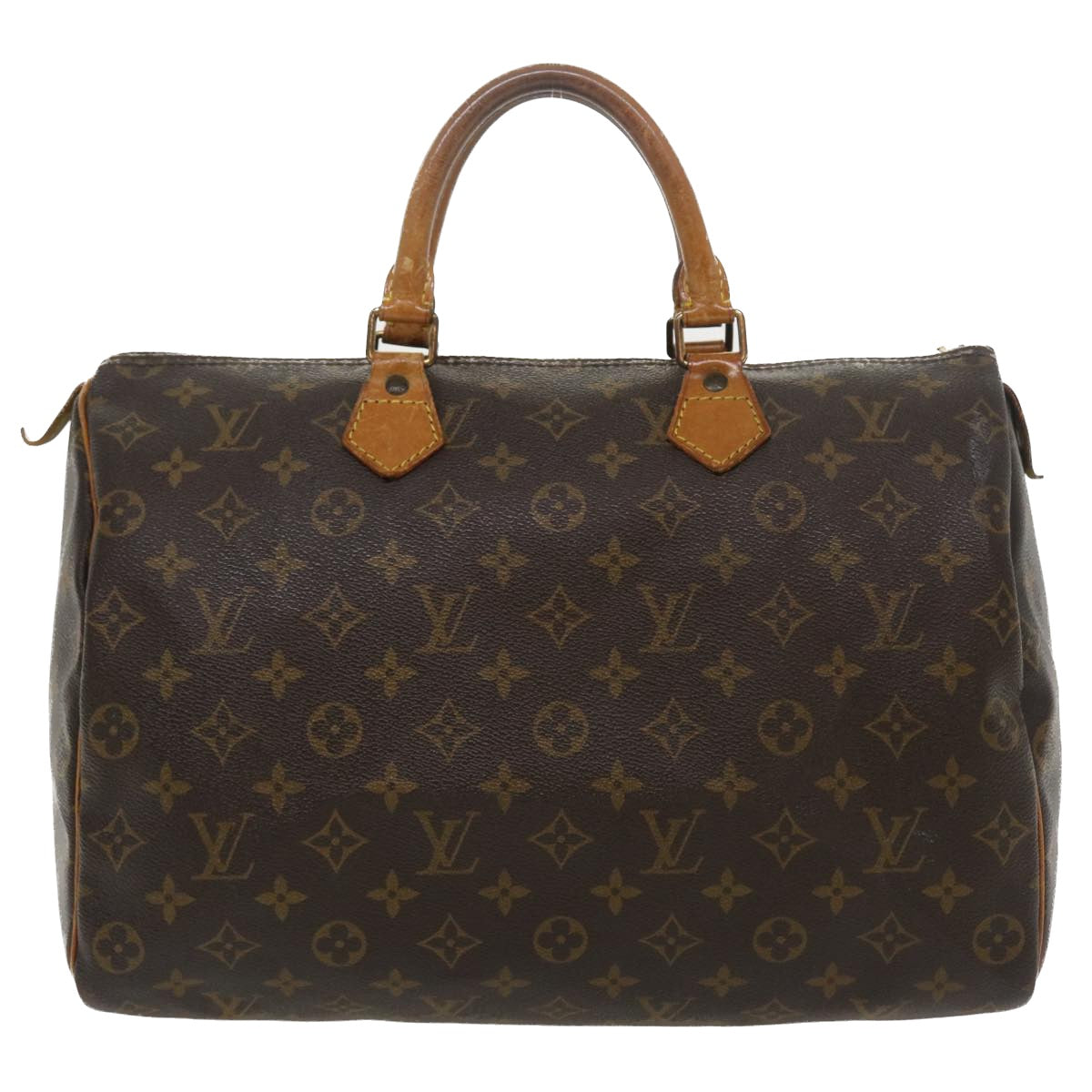 LOUIS VUITTON Monogram Speedy 35 Hand Bag M41524 LV Auth 34632