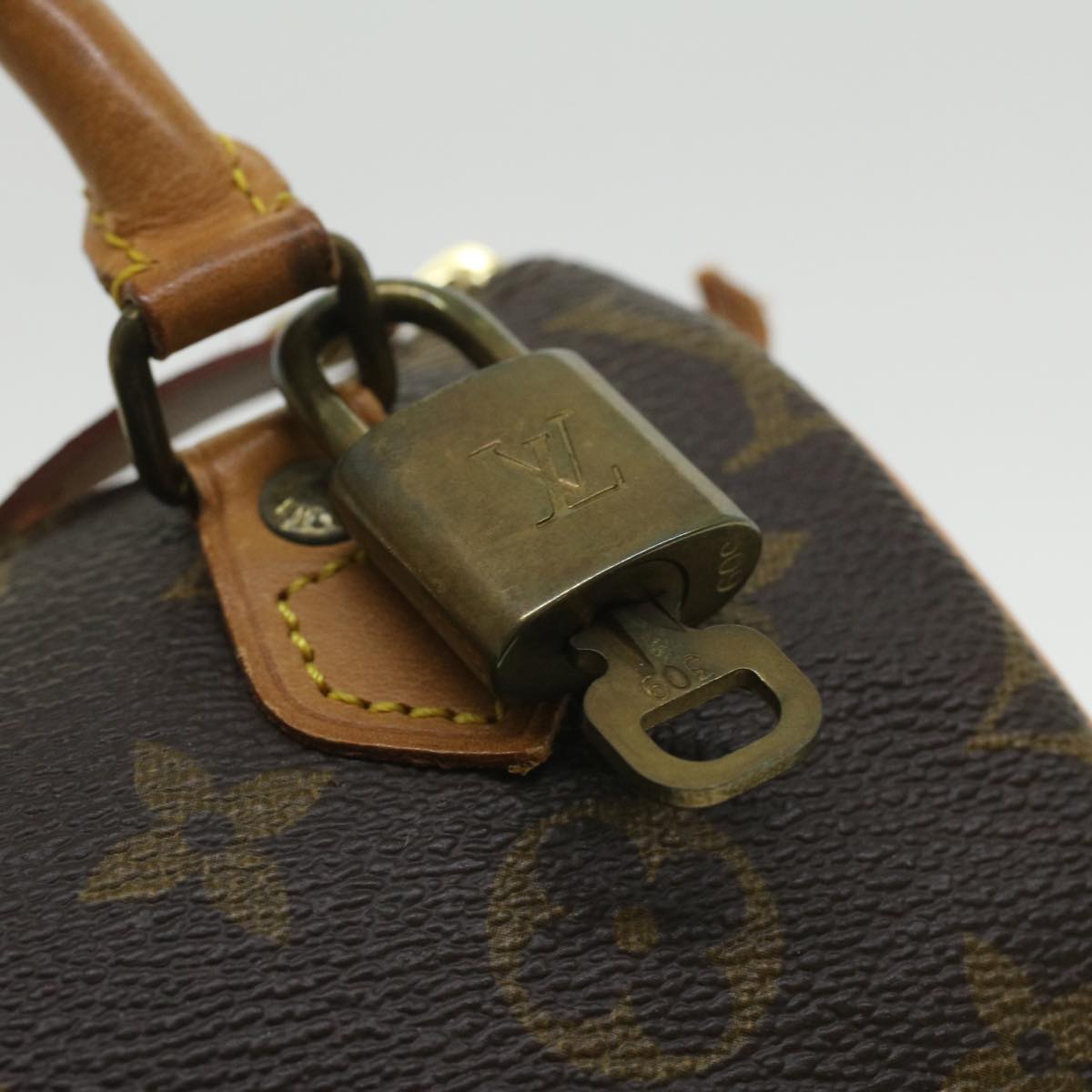 LOUIS VUITTON Monogram Mini Speedy Hand Bag Vintage M41534 LV Auth 34781