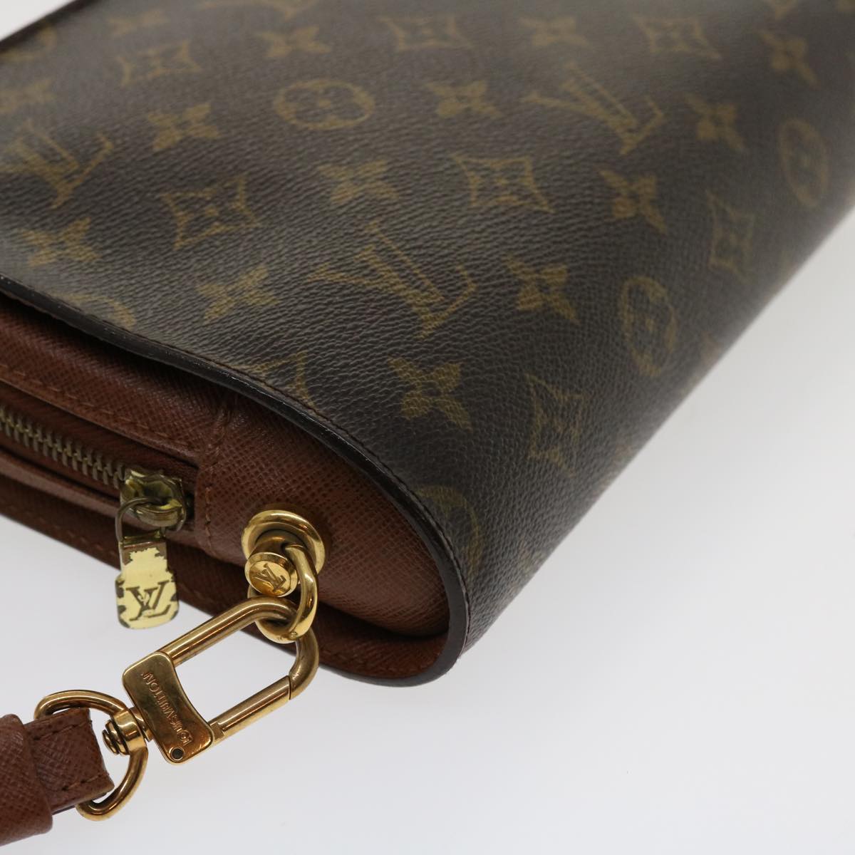 LOUIS VUITTON Monogram Orsay Clutch Bag M51790 LV Auth 34981