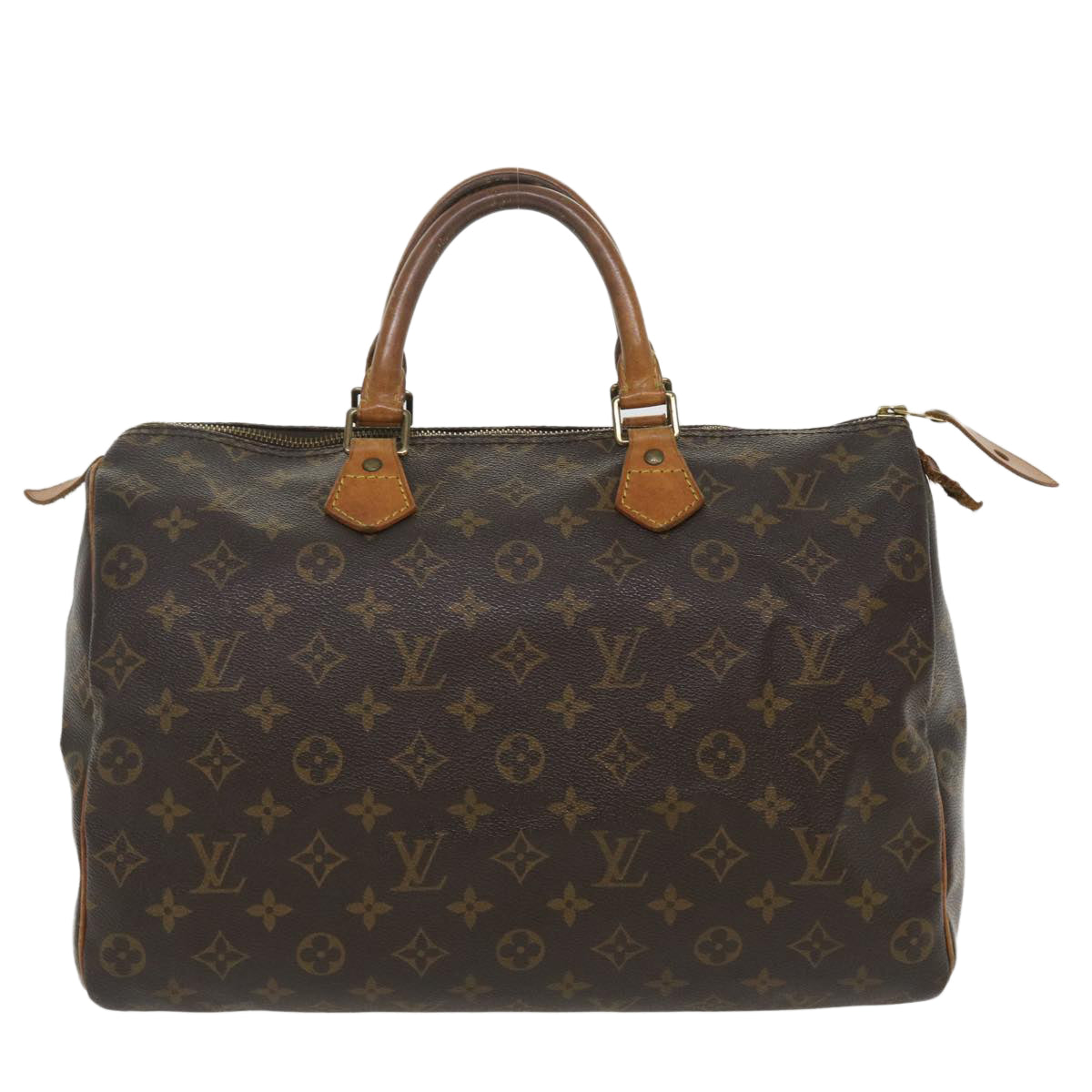 LOUIS VUITTON Monogram Speedy 35 Hand Bag M41524 LV Auth 35294