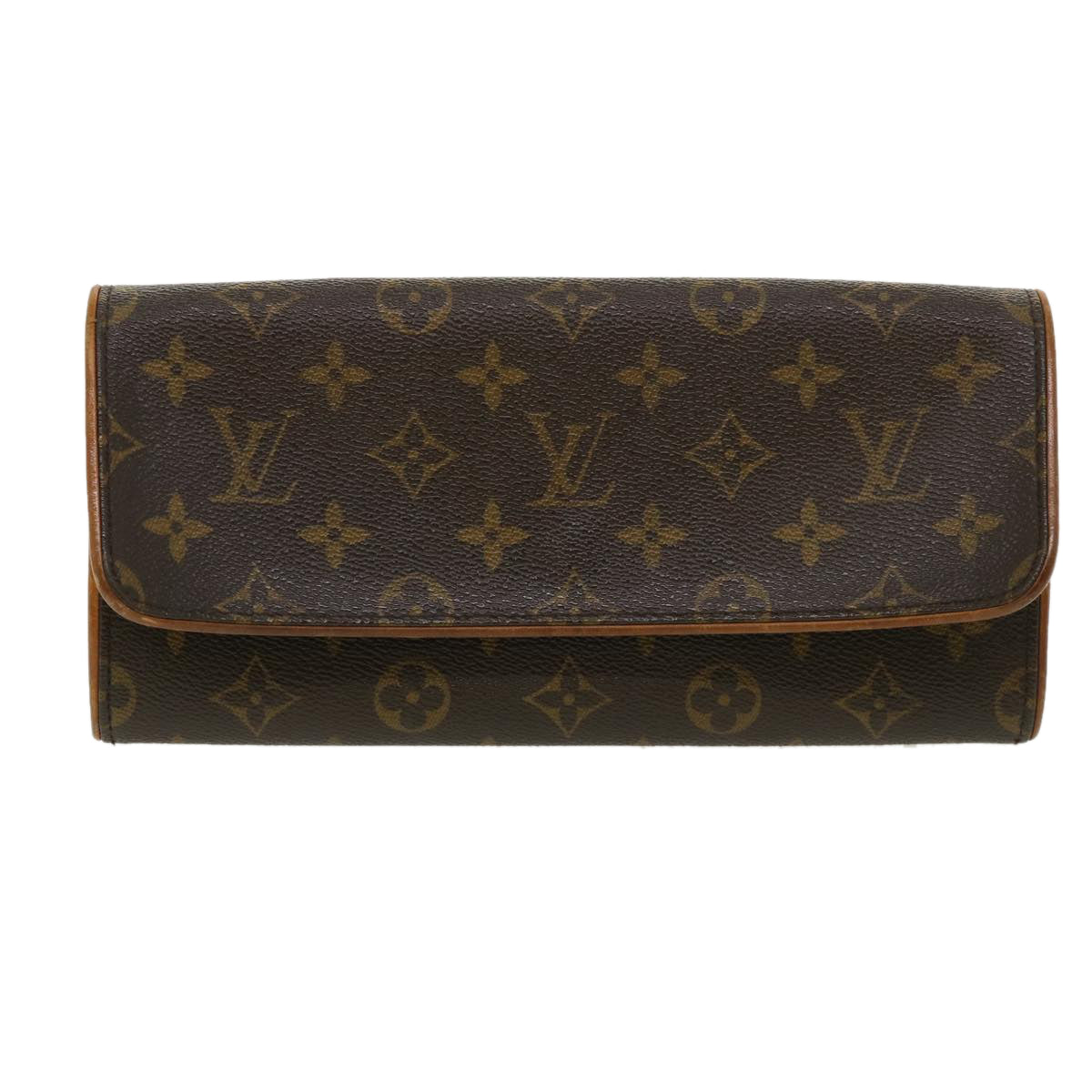 LOUIS VUITTON Monogram Pochette Twin GM Shoulder Bag M51852 LV Auth 35297